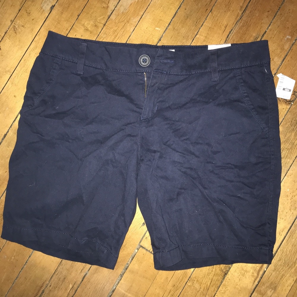 Aeropostale Stretch Womens 13/14 Navy Shorts NWT
